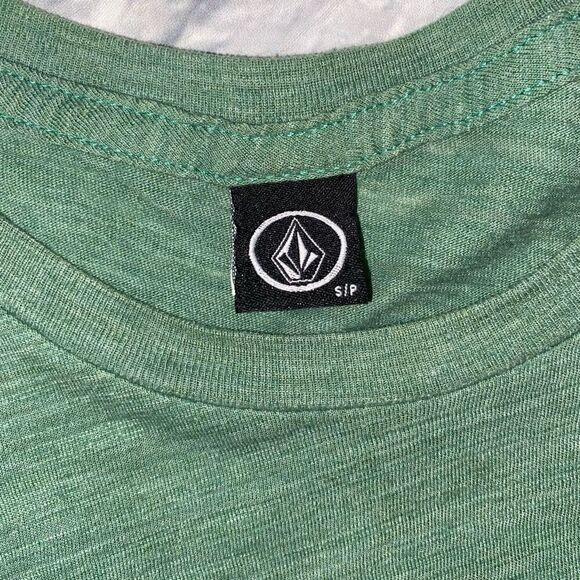 Volcom men S Crewneck short sleeve graphic print T-shirt green - Picture 6 of 9
